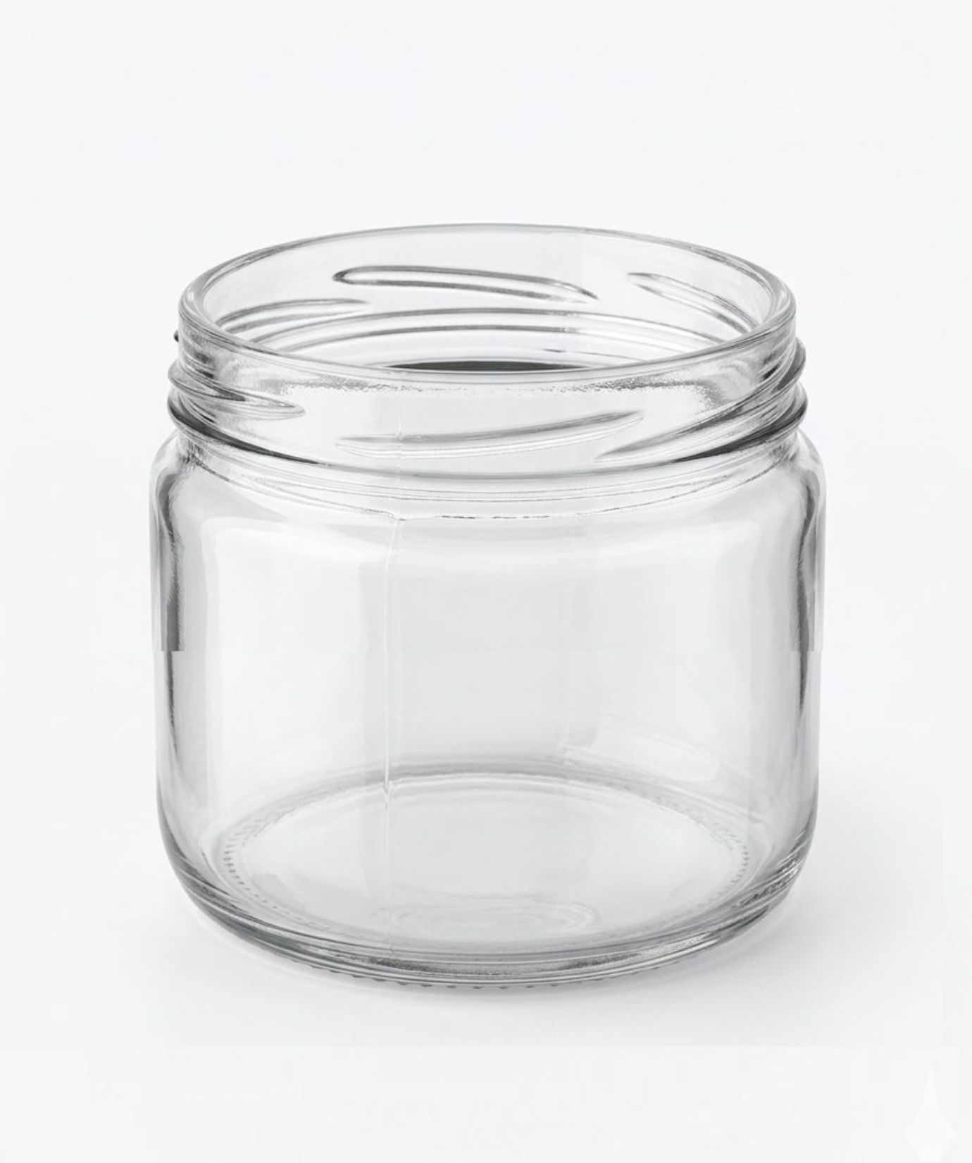 350ml Round Glass Jar – 82mm Lug Neck