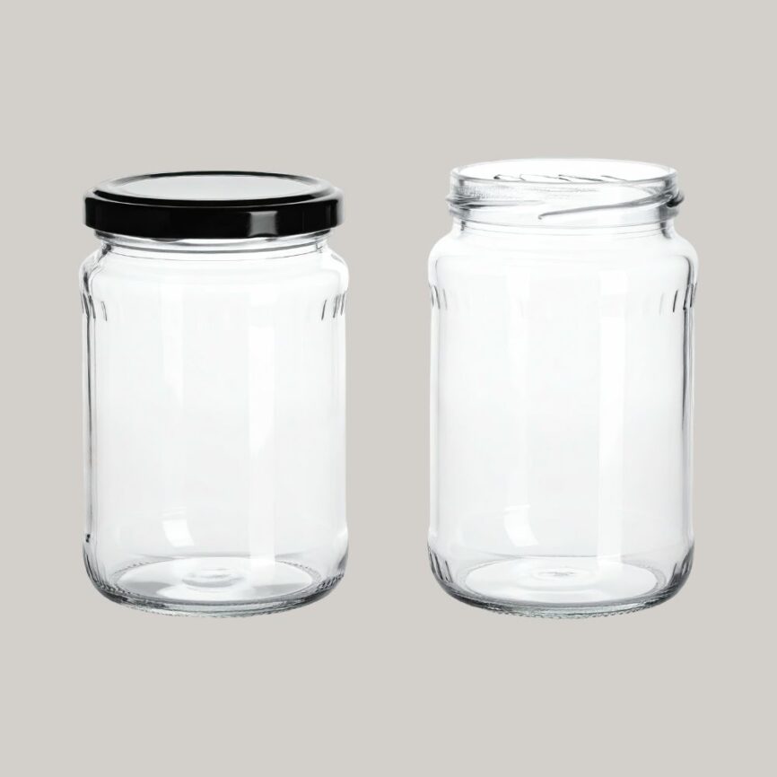 Clear Glass Jar